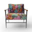 Fauteuil d'appoint rembourré Floral-1121402290