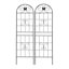 Ensemble de 4 treillis de jardin en métal 71 po x 19,7 po antirouille-1079284986
