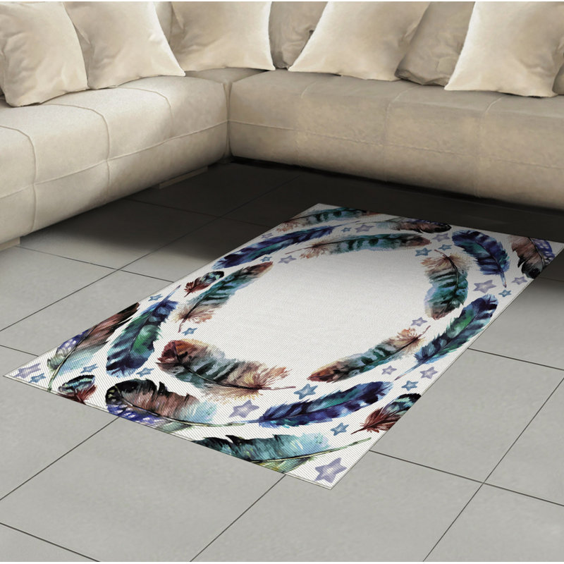 Tapis décoratif Concentric, Rectangle— 4 pi x 5 pi 8 po