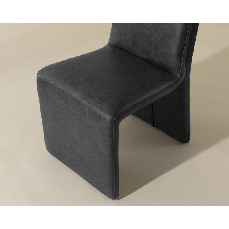 Cascata Upholstered Dining Chair, Black