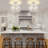 4 - Light Modern Glass Drum Semi Flush Mount Ceiling Light Fixture For Kitchen Bedroom Entryway Hallway-548194216