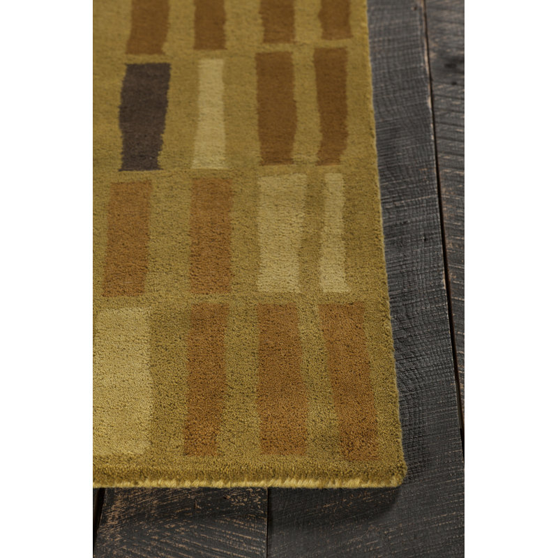 Tapis Abbeville, Rectangle 5 pi x 7 pi, Brown/Green