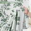 Rideau de douche vert floral, rideaux de douche Cottagecore en coton rétro pour salle de bain, l 72 po x L 72 po-1387912532
