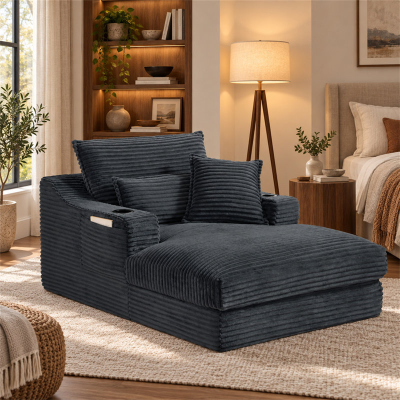 47.2 " Corduroy Sofa
