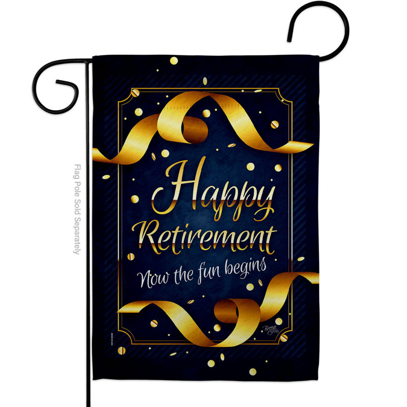 Drapeau de jardin à 2 côtés 40 po x 28 po