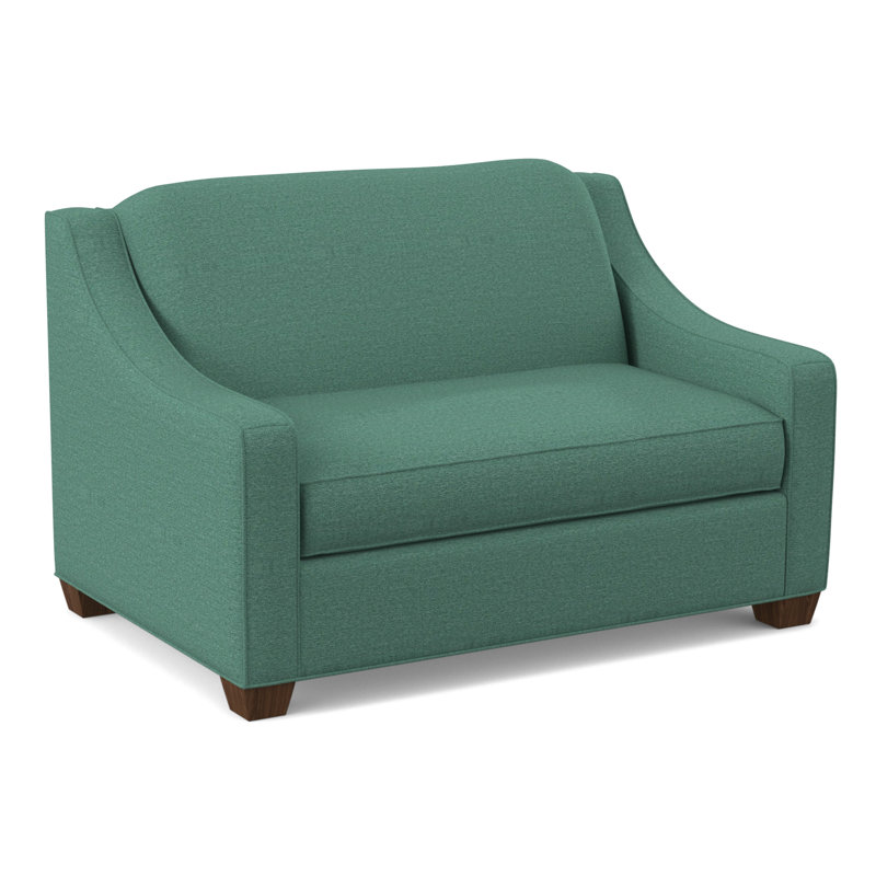 Fauteuil-lit Phillips 55 ", Noyer Montana, Lagon antique