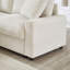 Canapé d'angle modulaire en forme de L de 183 cm, ensemble canapé nuage 2 places avec pouf amovible, 3 rangements et combinaisons personnalisables, canapé de salon en polyester (beige)