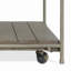 Ensemble de table 3 pièces avec tablette inférieure, table basse de salon avec cadre en métal et 2 tables de bout