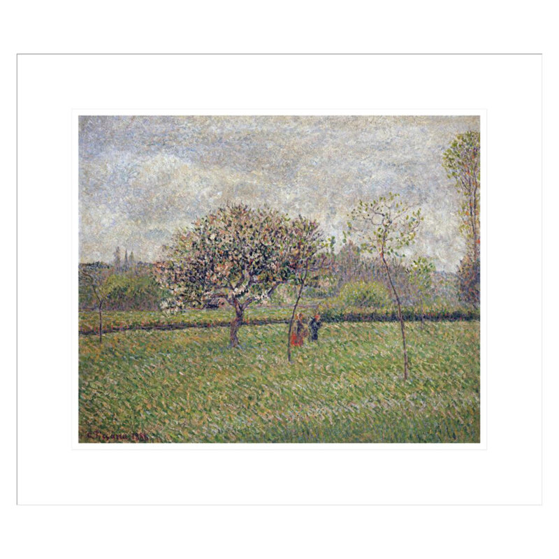 «Apple Tree Blossom at Eragny» par Camille Pissarro, impression giclée sur cadre, H 17,75 po x l 20,47 po