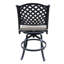 Tabouret de comptoir en fonte d'aluminium avec coussin-1880815019