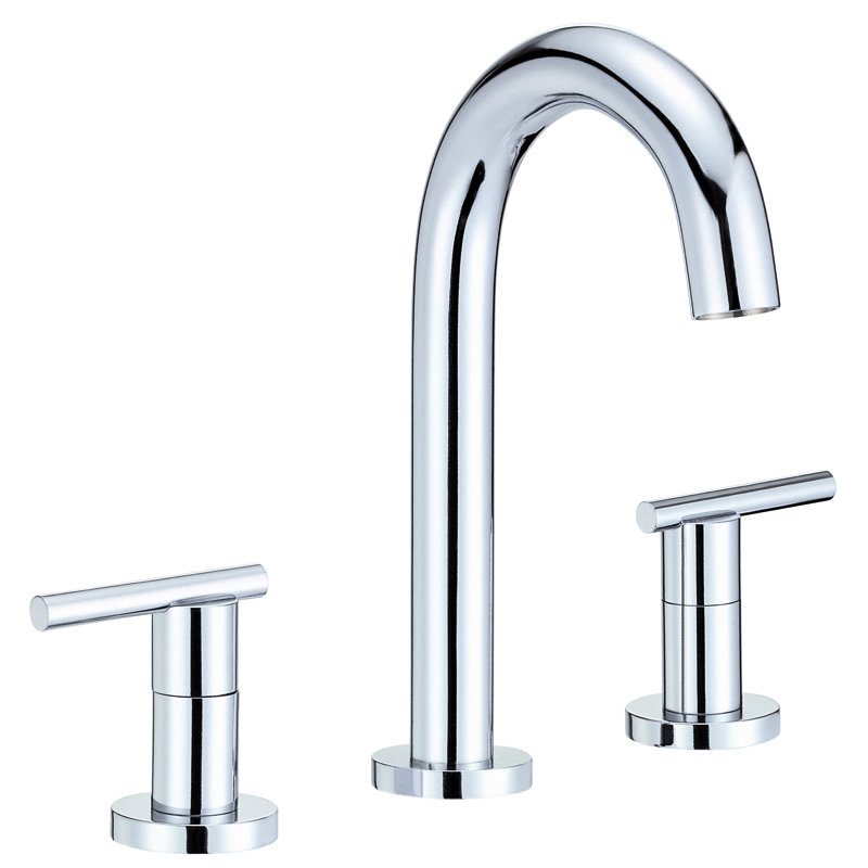 Robinet pour salle de bain espacé avec ensemble de drain parma