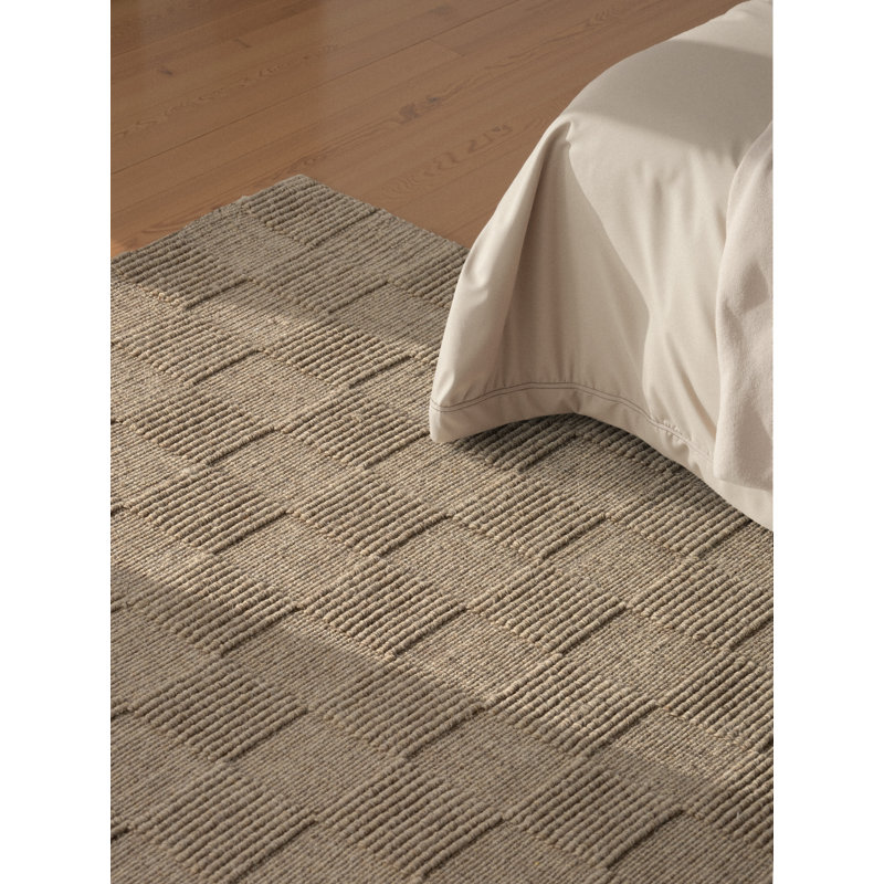 Villeroy & Boch Wool Rug Scala - Natural Living Room Rug with High-Low Texture for Living Room, Dining Room, Bedroom, and Hallway