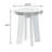 Burtch Round End Table in Mirrored