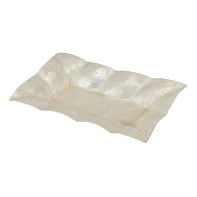 Capiz Rect. Dish 33,5x21x4 Cm