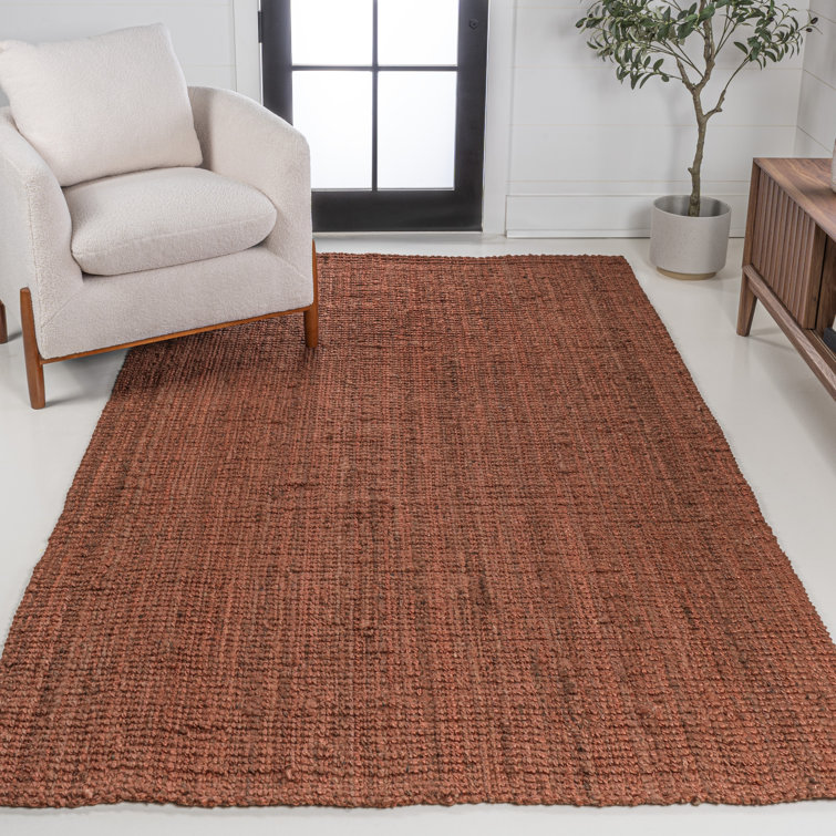 Kurland Pata Hand Woven Chunky Jute Terracotta Rug