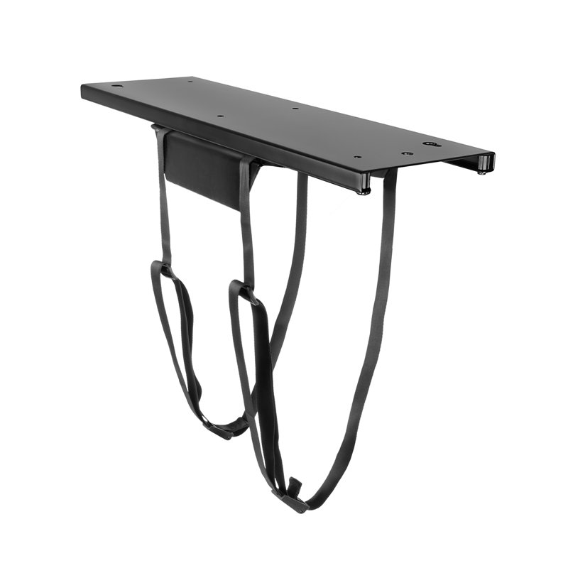 Mount-It! Under Desk CPU Mount with Adjustable Straps, Computer Tower Holder with Sliding Track
