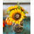9.5 " Plastic and Fabric Sunflower Arrangement-128378407