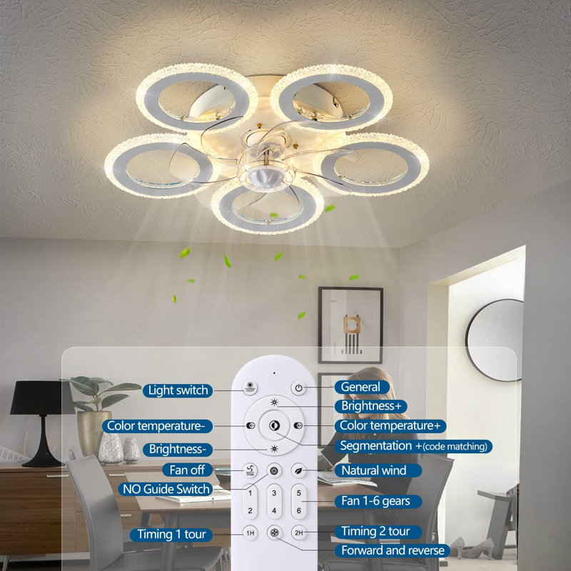 Modern Ceiling Fan With Light
