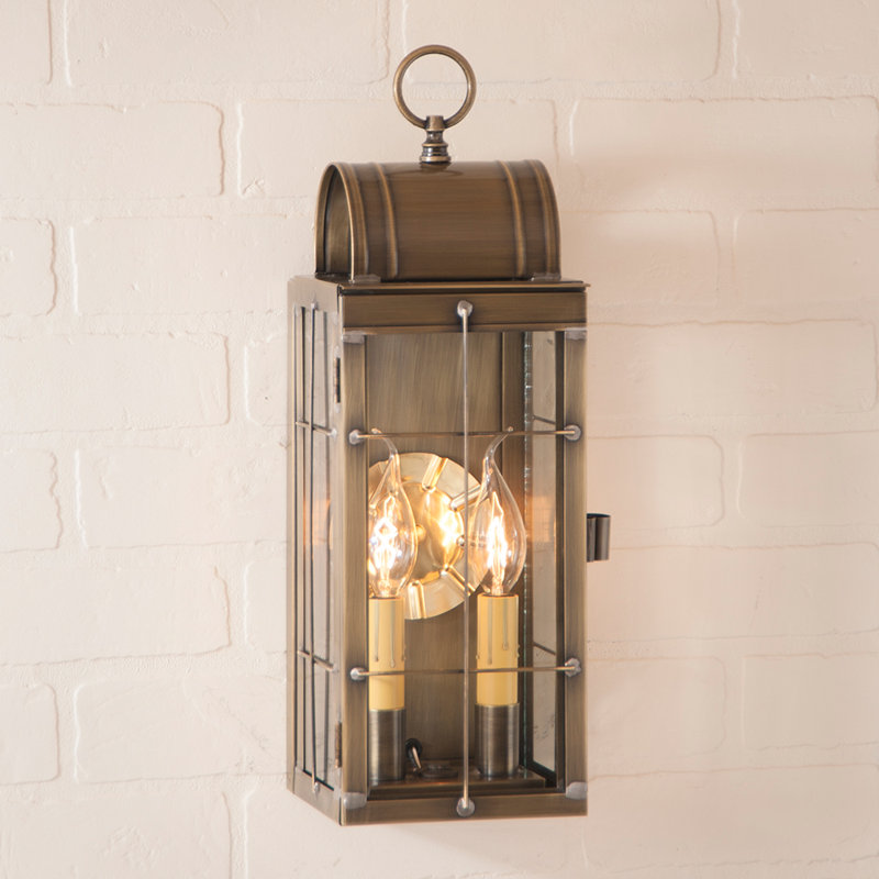 Lynch Wall Light, Weathered Brass