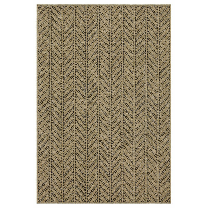 Accent Rug, Polypropylene Area Rug For Living Room, Patio, Deck, Rectangle 7'10" x 10'3"