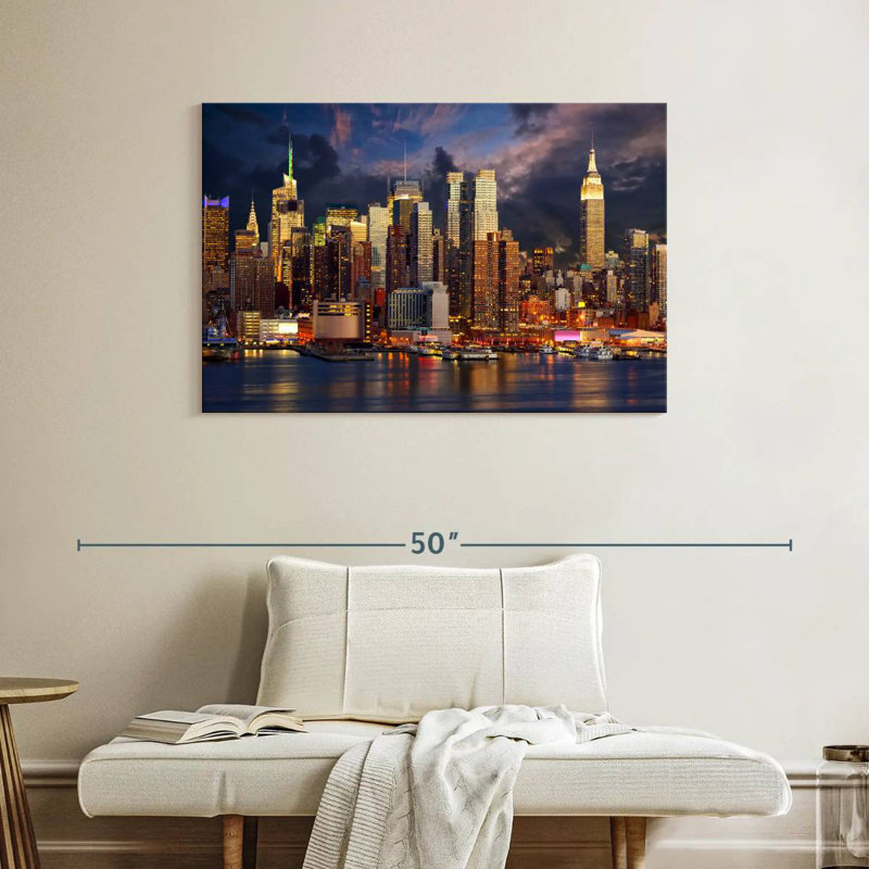 Ravi Midtown Manhattan Skyline, 26" H x 39" W