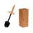 Bath Bliss Plastic Toilet Brush And Holder