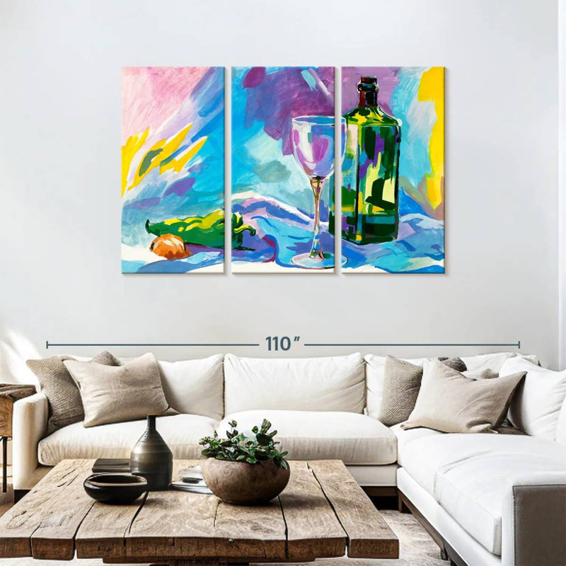 Yarlin Alcohol, 48" H x 74" W