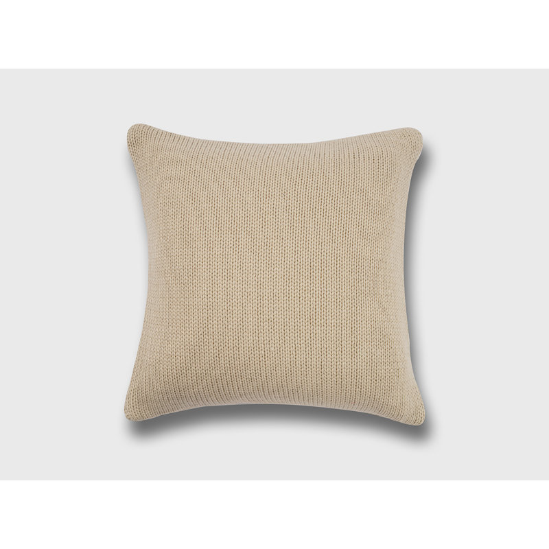 Evergrace 20"x20" Chunky Sweater Knit Square Throw Pillow