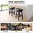 Counter Height Bar Stools Set Of 2 For Kitchen Counter Farmhouse Modern Barstools With Faux Leather Upholstered Backless Seat And Metal Legs 24 Inch Bar Chairs-718701117