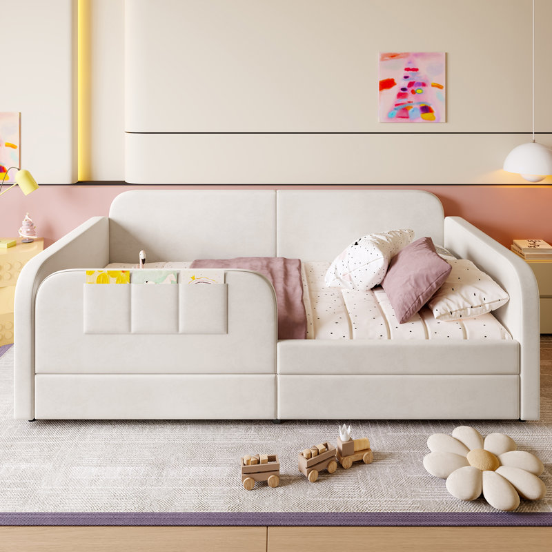 Daybed 90 x 200 cm With Drawers