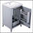 20.3"Bathroom Vanity With Functional Drawer-878326037