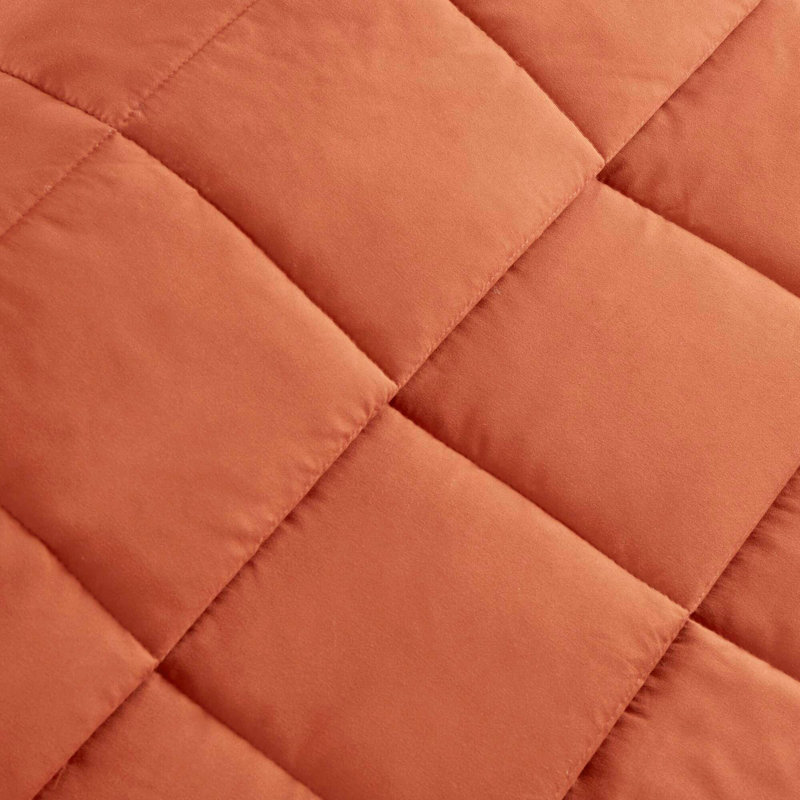 Couverture réversible en duvet HeiQ Smart, Lit simple, Orange