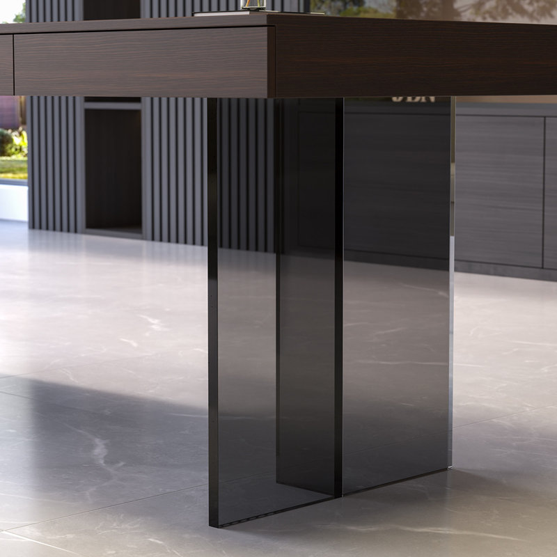 Bureau d'étude italien minimaliste, H 29,53 po x l 55,12 po x P 23,62 po