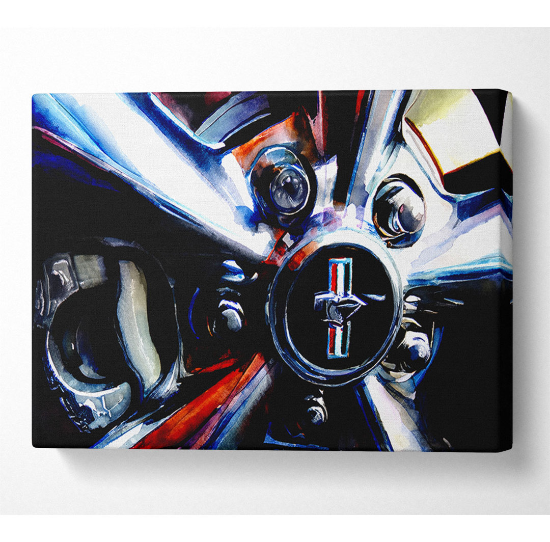 Ferrari Wheel - Kunstdrucke auf Leinwand - Wrapped Canvas