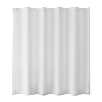 Fabric Snap-In Shower Curtain Liner, Replacement Liner With Corner Magnets