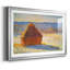 «Haystacks In Snow» encadré sur papier par Claude Monet-883133589-883133588