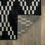 Tapis noir et blanc Modern Modern-773668354