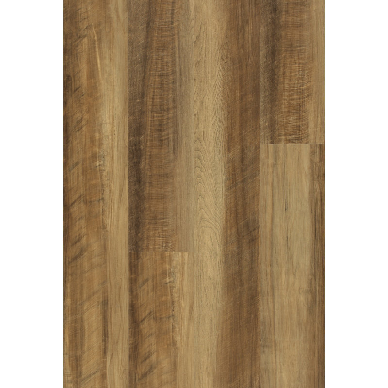 Hermes Plus Click 7" x 48.03" x 3.2mm Oak SPC Luxury Vinyl Plank, Classic