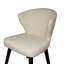 Fauteuil d'appoint 31 "de hauteur" Concave ", crème