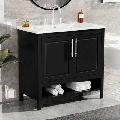 Raghnall Freestanding Bathroom Cabinet