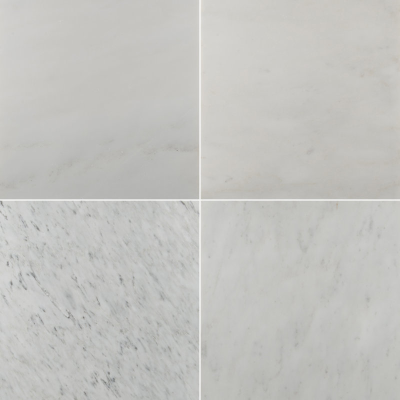 Castella Cambria 18 in. x 18 in. Polished Marble Floor and Wall Tile