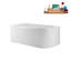 1501.1mm x 718.8mm Soaking Acrylic Bathtub-879188899