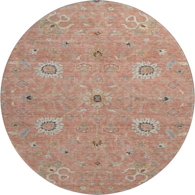 Premium Machine Washable Ducote AMF1137 Global Rug
