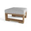 Capistrano Outdoor Teak Ottoman