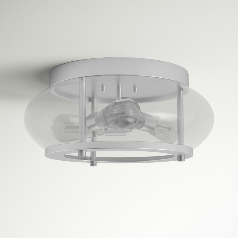 Spofford Glass Spotlight, Polished Chrome