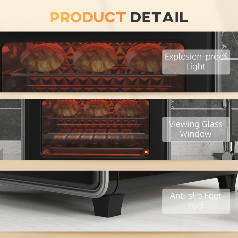 HOMCOM Toaster Oven