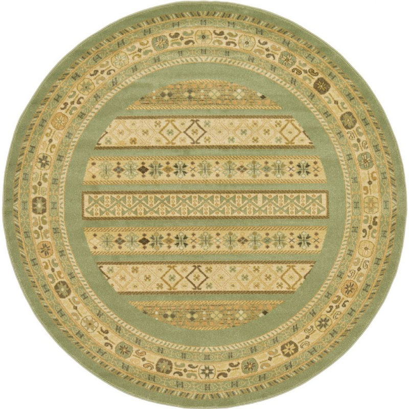 Jaeden Geometric Indoor Rug, Round 8'