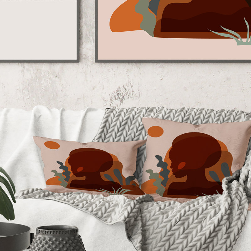 Housse de coussin rectangulaire rectangulaire avec insert