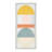 Modern Abstract Canvas in Blonde Finish Frame