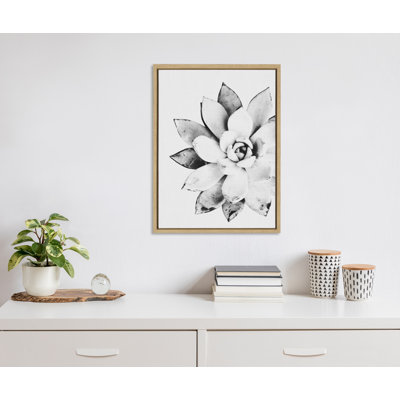 "Modern Succulent" par Simon Te, reproduction d'art sur toile encadrée